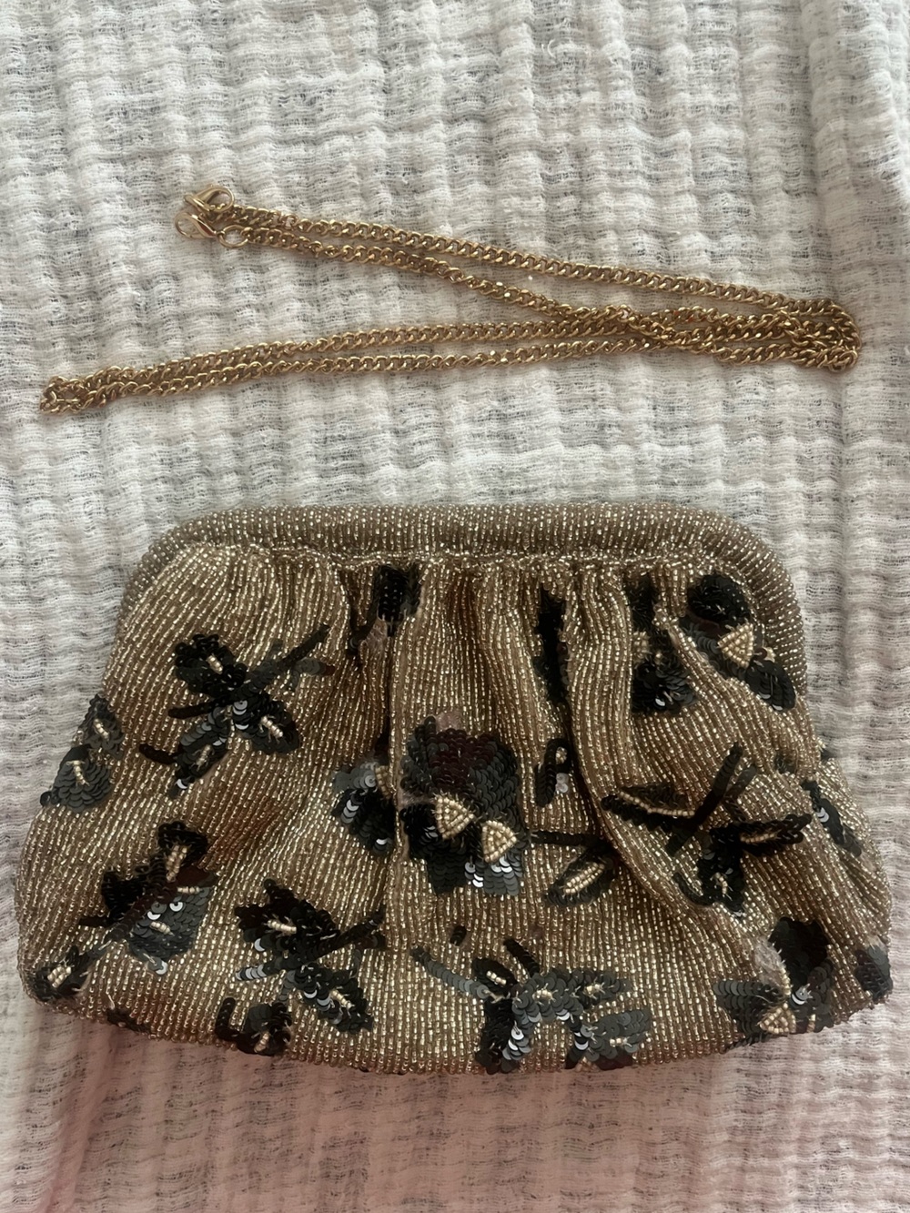 Anthropologie- The Frankie Beaded Clutch